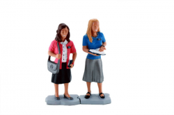 Sister Missionaries Figurine