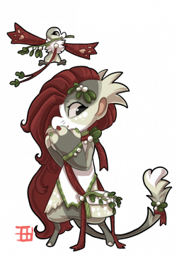 308 Charity Floral Bagbean w/c - Mistletoe by griffsnuff on DeviantArt