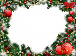 Christmas Frame Balls Mistletoe transparent PNG - StickPNG