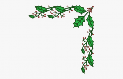 Christmas Mistletoe Border - Printable Christmas Border ...