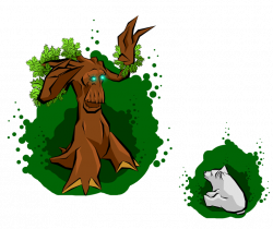 Treant and Polarbear colored by paintevil on DeviantArt