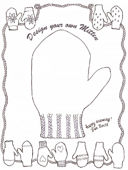 Design your own Mitten. Jan Brett. Keep clicking image to enlarge ...