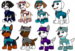 Paw Patrol Outfits Sports Day 3 by Wolf-Prince-Leon on DeviantArt