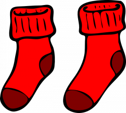 Socken Rot Clip Art at Clker.com - vector clip art online, royalty ...