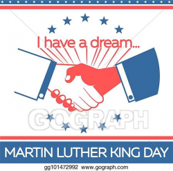 Vector Illustration - Banner martin luther king day. Stock ...