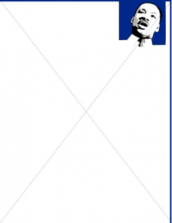 Martin Luther King Jr. Border | Martin Luther King Clipart