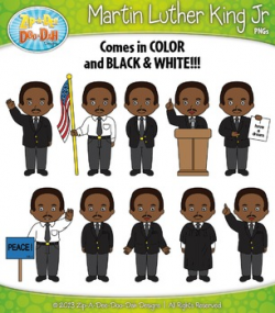 Martin Luther King JR Characters Clipart {Zip-A-Dee-Doo-Dah Designs}