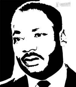 Martin Luther King Jr Stencils | Stencil Patterns | Martin ...