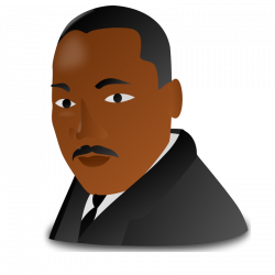 Martin Luther King Jr. Day Icon Clipart | Clip art Free Bulletin ...