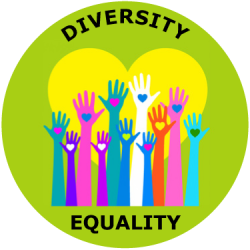 Diversity and Equality Sticker for MLK day (set of 12 free ...