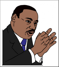 Clip Art: US: Martin Luther King Color I abcteach.com | abcteach