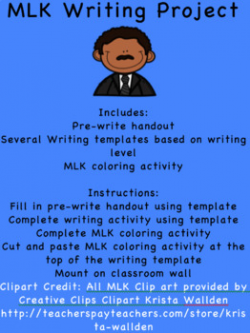 Martin Luther King MLK Writing Project