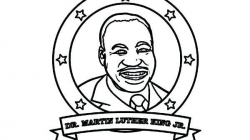 Simple MLK Clipart Images Mlk Coloring - Clipart1001 - Free ...