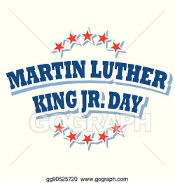 Vector Illustration - Martin luther king jr. day logo symbol ...