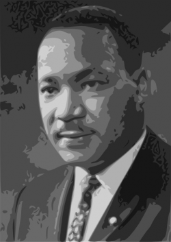 Martin Luther King Jr. clip art Free vector in Open office ...
