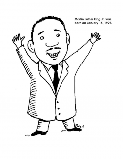 Simple MLK Clipart Worksheet Martin Luther - Clipart1001 ...