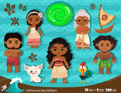 Moana Clipart, Disney Moana, Princess Moana Clipart, Instant Download,  Moana Costume, Polynesian