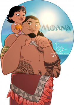 Moana and Tui - Family by Roma0303 on DeviantArt