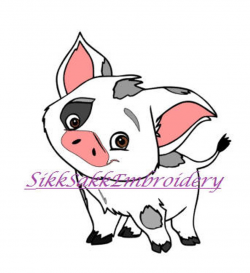 Pua Moanas cute pig svg, moana clipart, moana studio3, moana cute pig for  silhouette and svg Disney svg, disney cutfile
