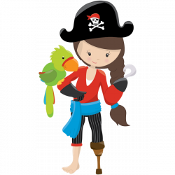 Pirate Girl Birthday Invitations CHOOSE YOUR PIRATE
