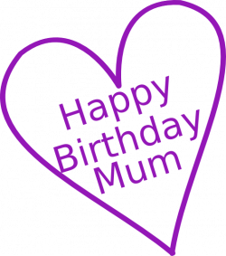Happy birthday mom cake clipart - techFlourish collections