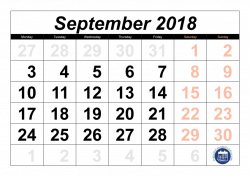 Thursday September 19 Calendar PNG Transparent Thursday September 19 ...