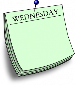Clipart - Daily note - Wednesday