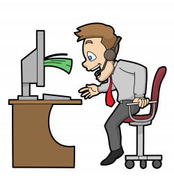 File:Cartoon Call Center Guy Making Money Online.svg - Wikimedia Commons