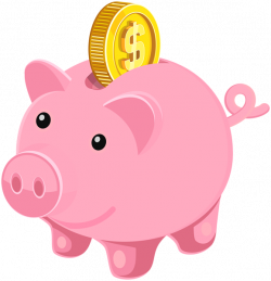 Piggy Bank Money Clipart - ClipartXtras