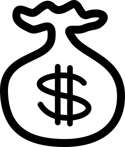 Money Bag Clip Art Black And White | Clipart Panda - Free Clipart Images