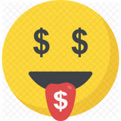 Money Mouth Face Emoji Icon - Avatar & Smileys Icons in SVG and PNG ...