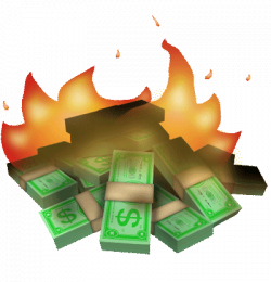 Fire Money Sticker by Adult Swim for iOS & Android | GIPHY