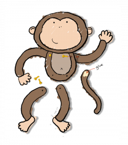 monkey craft template - Romeo.landinez.co