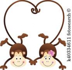 Monkey Clipart couple 17 - 186 X 179 Free Clip Art stock ...
