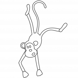 PNG Monkey Black And White Transparent Monkey Black And White.PNG ...