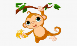 Monkey On Tree Clipart #2554994 - Free Cliparts on ClipartWiki