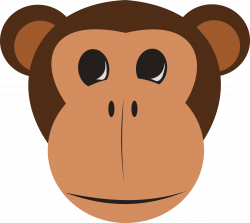 Clipart - Monkey Face