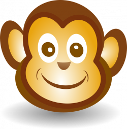 Cute Monkey Drawing#4614604 - Shop of Clipart Library