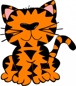 Baby Tiger With No Eyes Clip Art at Clker.com - vector clip art ...