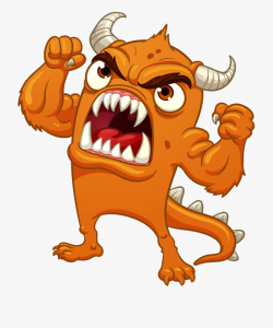 Cartoon Monster Angry #1089210 - Free Cliparts on ClipartWiki