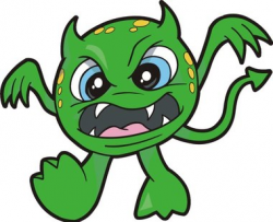 Scary Monster Clipart | Free download best Scary Monster ...