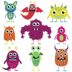 Cartoon Monster Clipart | Free download best Cartoon Monster ...