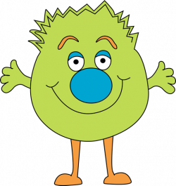 free cute monster clip art | Funny Green Monster Clip Art ...
