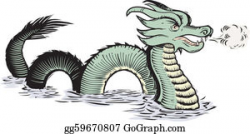 Sea Monsters Clip Art - Royalty Free - GoGraph