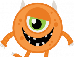 Free Monster Clipart Black And White, Download Free Clip Art ...