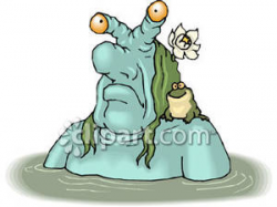 Swamp Monster - Royalty Free Clipart Picture