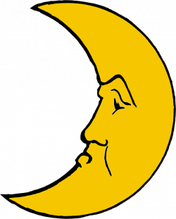 EYES, MOON, FACE, CARTOON, CRESCENT, MOUTH, NOSE - Public Domain ...