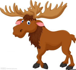 Moose Clipart Cartoon | Free Images at Clker.com - vector clip art ...