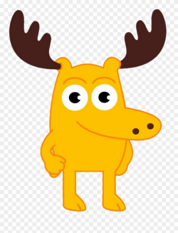 Cartoon Characters And Zee Merrick S Animal - Moose A Moose ...
