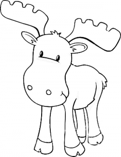 Moose, : Baby Moose Coloring Page | Preschool | Moose quilt ...